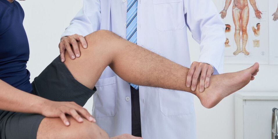 lékařská prohlídka kolena